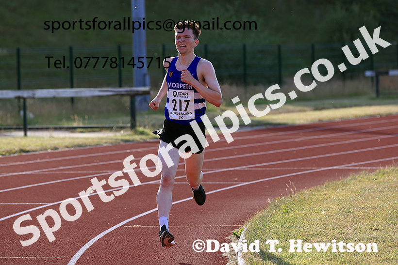 Senior Mens 2025 Sunderland 5k, Silksworth, Sunderland. Photo: David T. Hewitson/Sports for All Pics